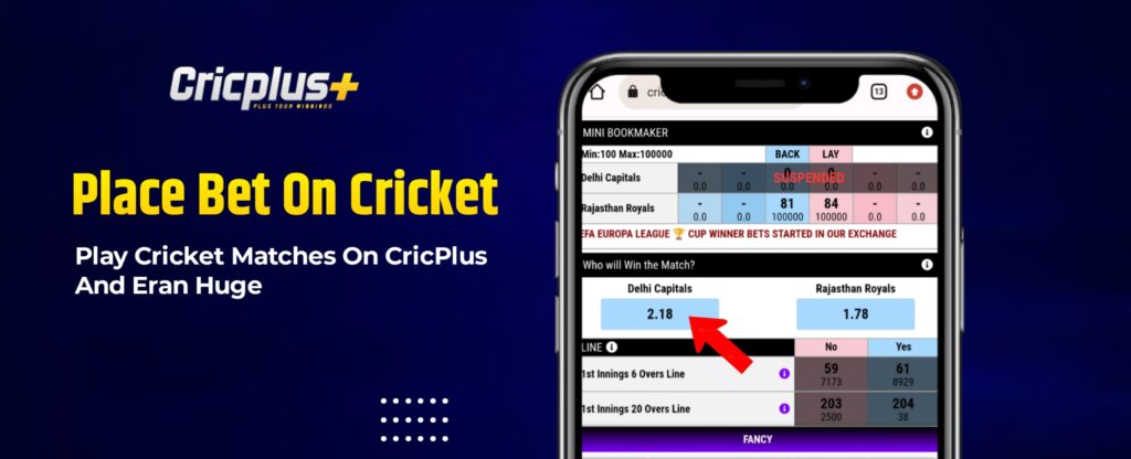 Place Bet On Cricket